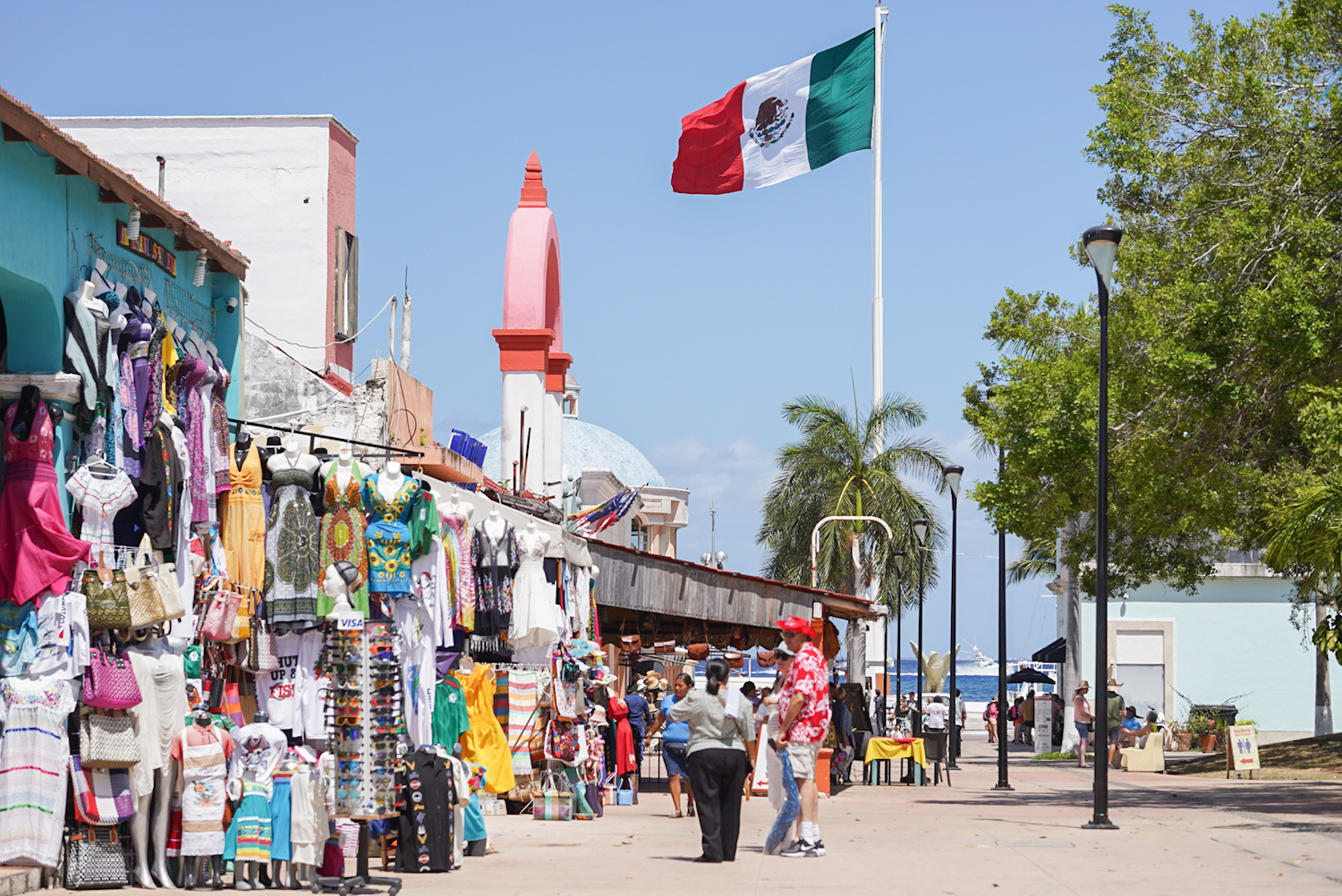downtown flag of mexico downtown flag of mexico